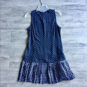 Abercrombie patterned swing dress with pleats